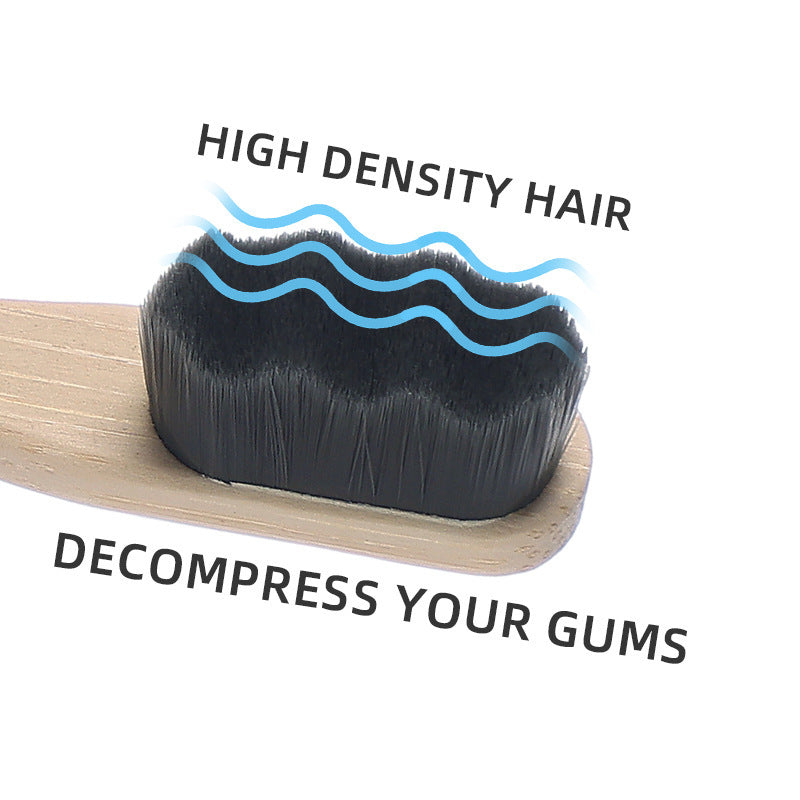 Bamboo Toothbrush 4-Pack - Gentle on You & the Earth