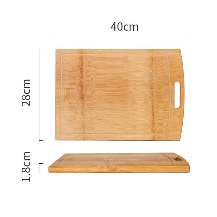 Bamboo Cutting Board with Juice Grooves