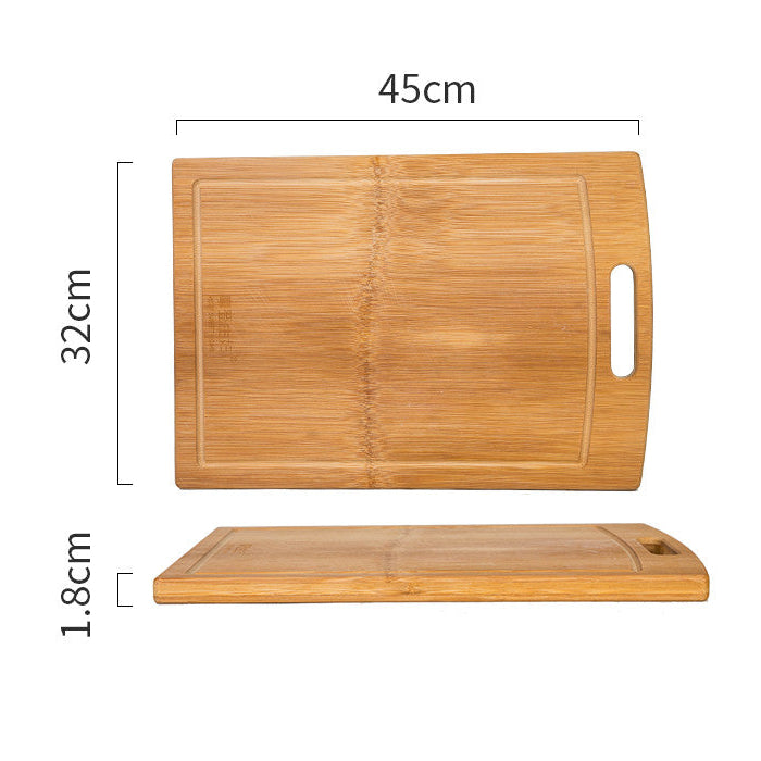 Bamboo Cutting Board with Juice Grooves