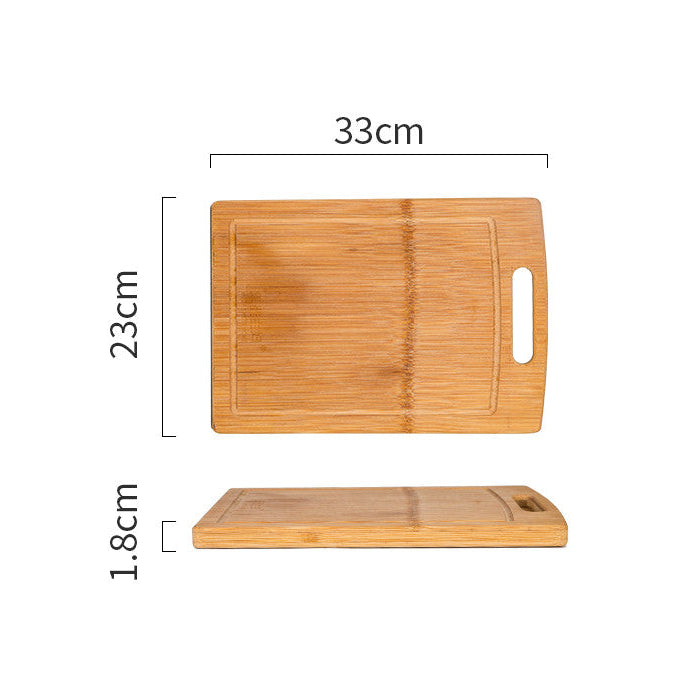 Bamboo Cutting Board with Juice Grooves